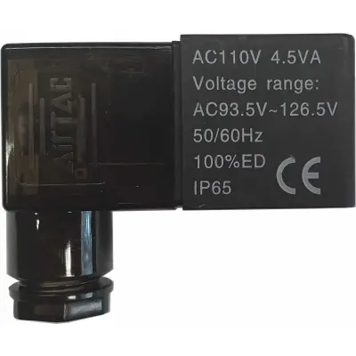 Bobina + conector cu LED 9mm 110VAC - Seria 4V/3V
