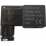 Bobina + conector cu LED prezenta tensiune BC9 12VDC - Seria 4V/3V