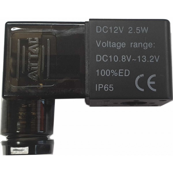Bobina + conector cu LED prezenta tensiune BC9 12VDC - Seria 4V/3V
