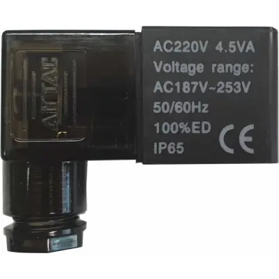 Bobina + conector cu LED 9mm 220VAC - Seria 4V/3V