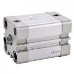 Cilindru pneumatic compact ISO 21287 dubla actionare seria ACE cu magnet Ø20 Cursa 25 mm - 20x25