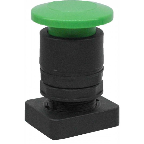 Accesoriu buton tip ciuperca culoare verde