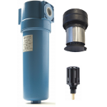 Carcasa filtru liniar 3/8" cu filtru separator apa/ulei purjare automata