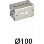 Cilindri pneumatici compacti seria ACE ISO 21287 Ø100
