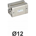 Cilindri pneumatici compacti seria ACE ISO 21287 Ø12