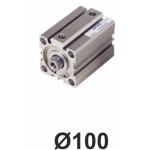 Cilindri pneumatici compacti seria ACQ Piston Ø100