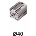 Cilindri pneumatici compacti seria ACQ Piston Ø40