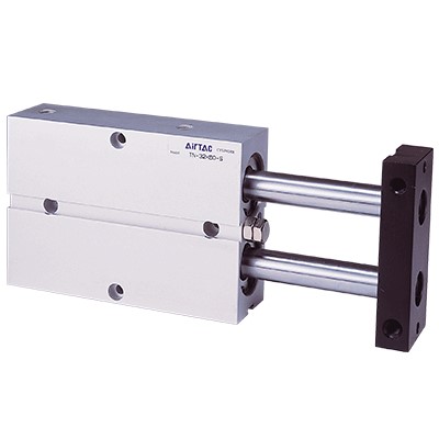 Cilindru pneumatic antirotatie 2 pistoane seria TN 16x20