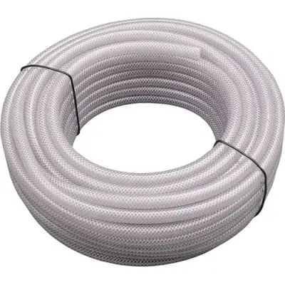 Furtun PVC cu insertie textila 6x12