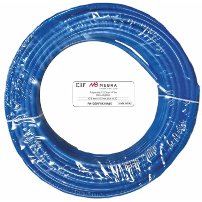 Furtun poliamida 10x8 albastru rola 50m