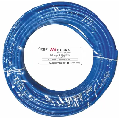 Furtun poliamida 12x10 albastru rola 100m