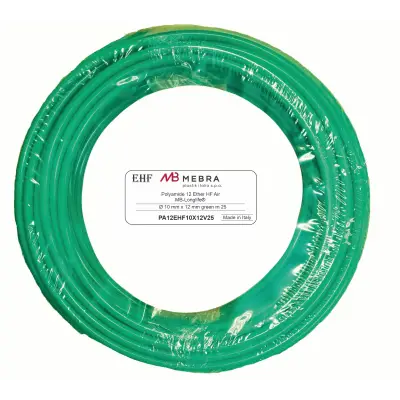 Furtun poliamida 12X10 verde rola 25m