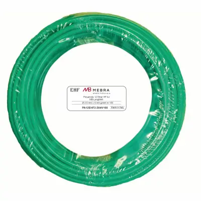 Furtun poliamida 4X2.5 verde rola 100m