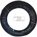 Furtun poliamida 4X2.5 negru rola 50m