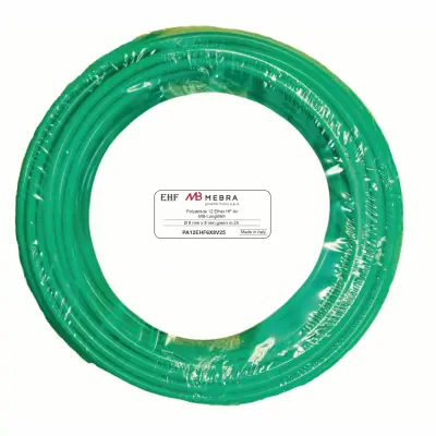 Furtun poliamida 8X6 verde rola 25m
