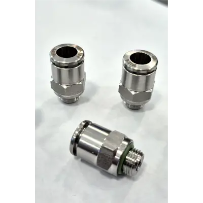 Conector push-in drept INOX 316 1/8 - Ø4