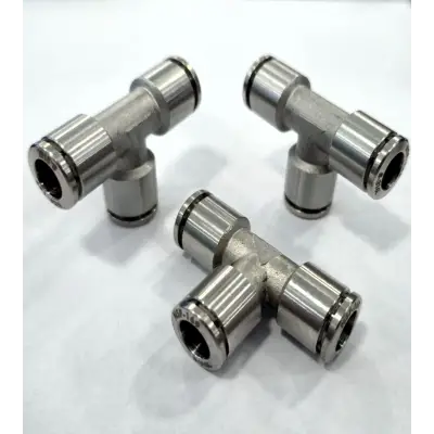 Conector push-in tip T INOX 316 Ø6