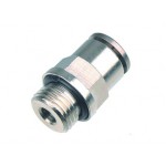 Conector push-in drept complet metalic M5 - Ø4