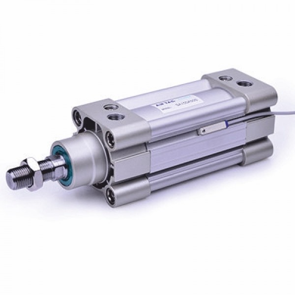 Cilindru pneumatic patrat ISO 15552, Piston Ø40 mm, Cursa 25 mm 