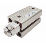 Cilindru pneumatic compact antirotatie dubla actionare seria ACQ cu magnet Ø12 Cursa 20 mm - 12x20