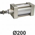 Cilindri pneumatici ISO 15552 Piston Ø200
