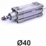 Cilindri pneumatici ISO 15552 Piston Ø40