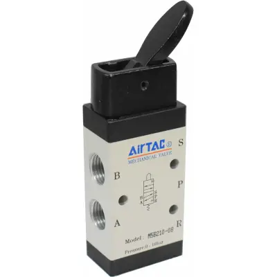 Distribuitor manual schema 5/2 seria 200 G1/4 actionare tip levier