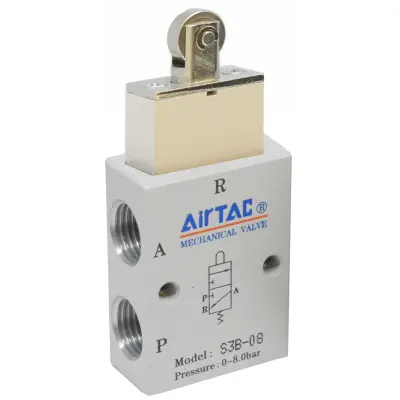 Actionare tip rola bidirectionala verticala 3/2 seria S3 1/4"
