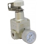 Regulator de presiune de precizie cu manometru exterior 0.1 - 8 bar 1/8"