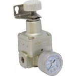 Regulator de presiune de precizie cu manometru exterior 0.1 - 8 bar 1/4"