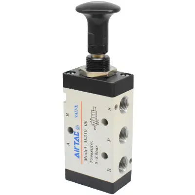 Distribuitor manual push-pull 5/2 seria 200 G1/8"